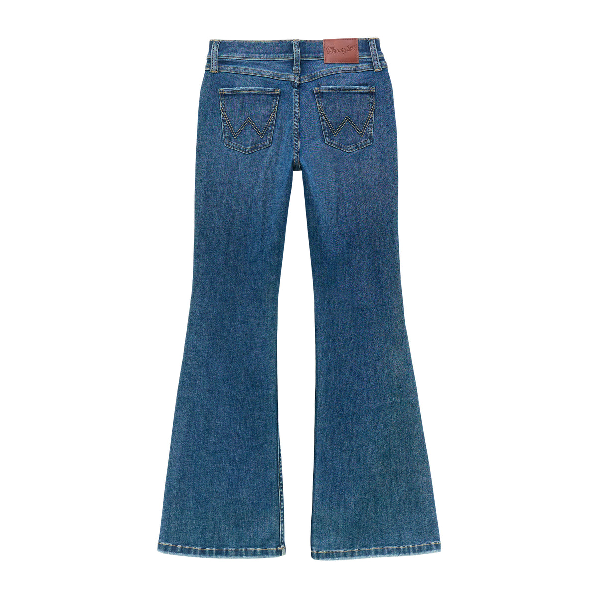 Wrangler Girl's Bespoke Lily Flare Jean - Medium Blue