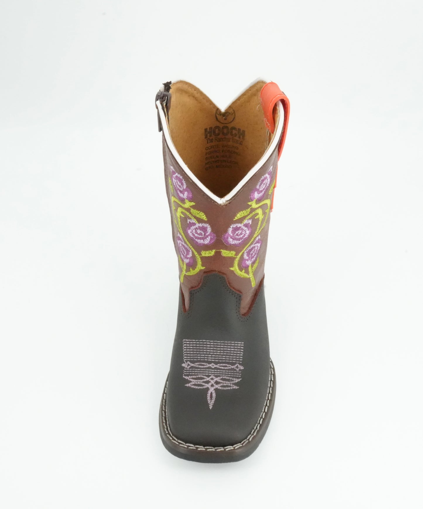 Hooch Girl's Purple Floral Boot