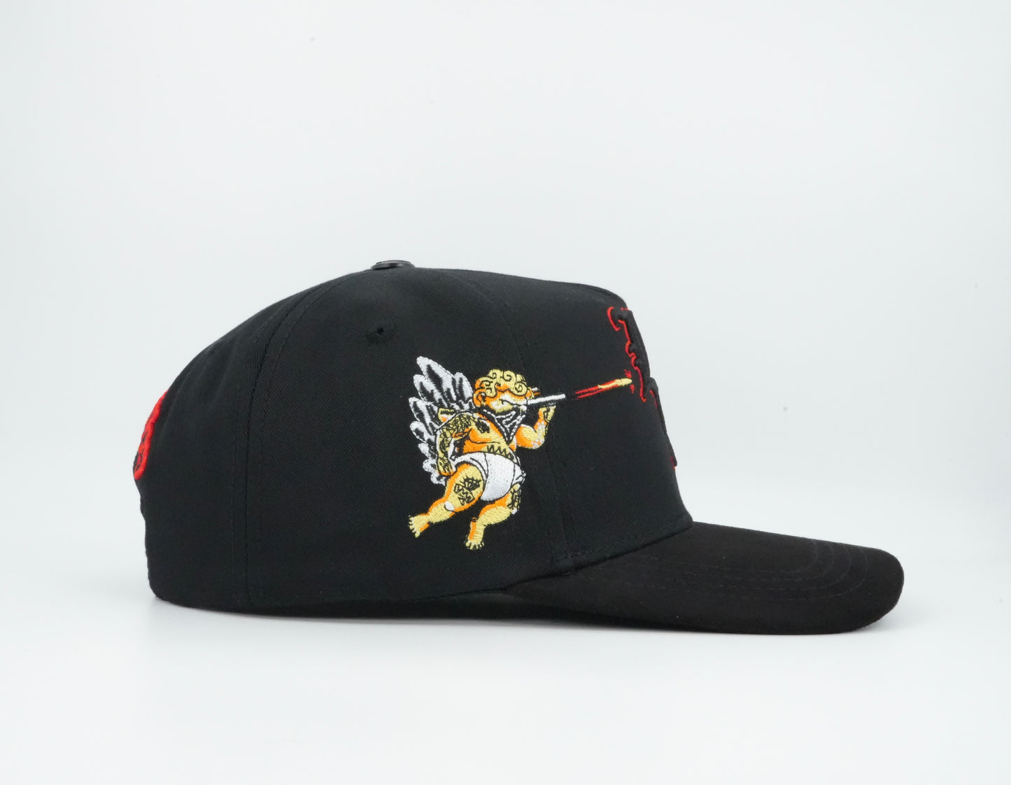 Bigg Boss LA Cupid Black and Red Cap