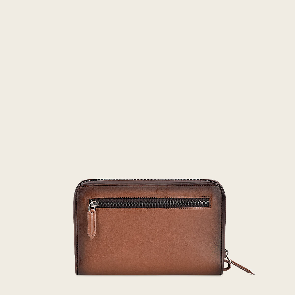 Cuadra Men's Brown Genuine Ostrich Document Bag