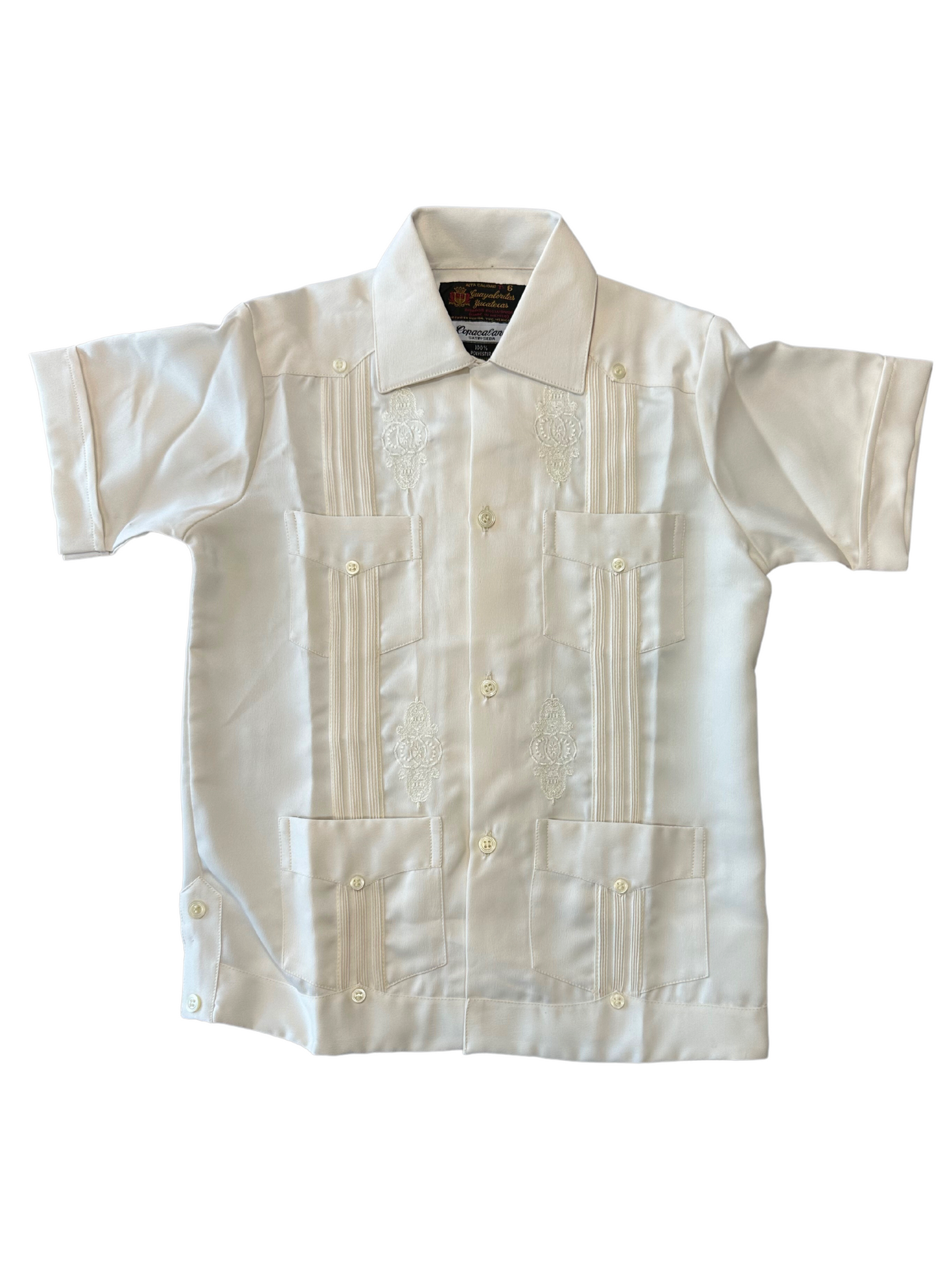 Boys's Guayaberas Short Sleeve - Ivory