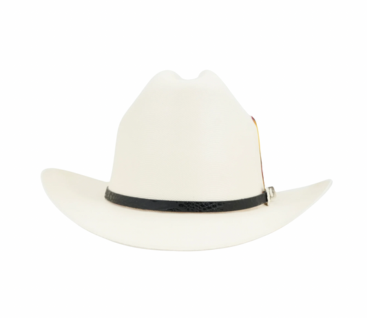 Tombstone 1,000X Johnson Western Straw Hat - Black Hatband