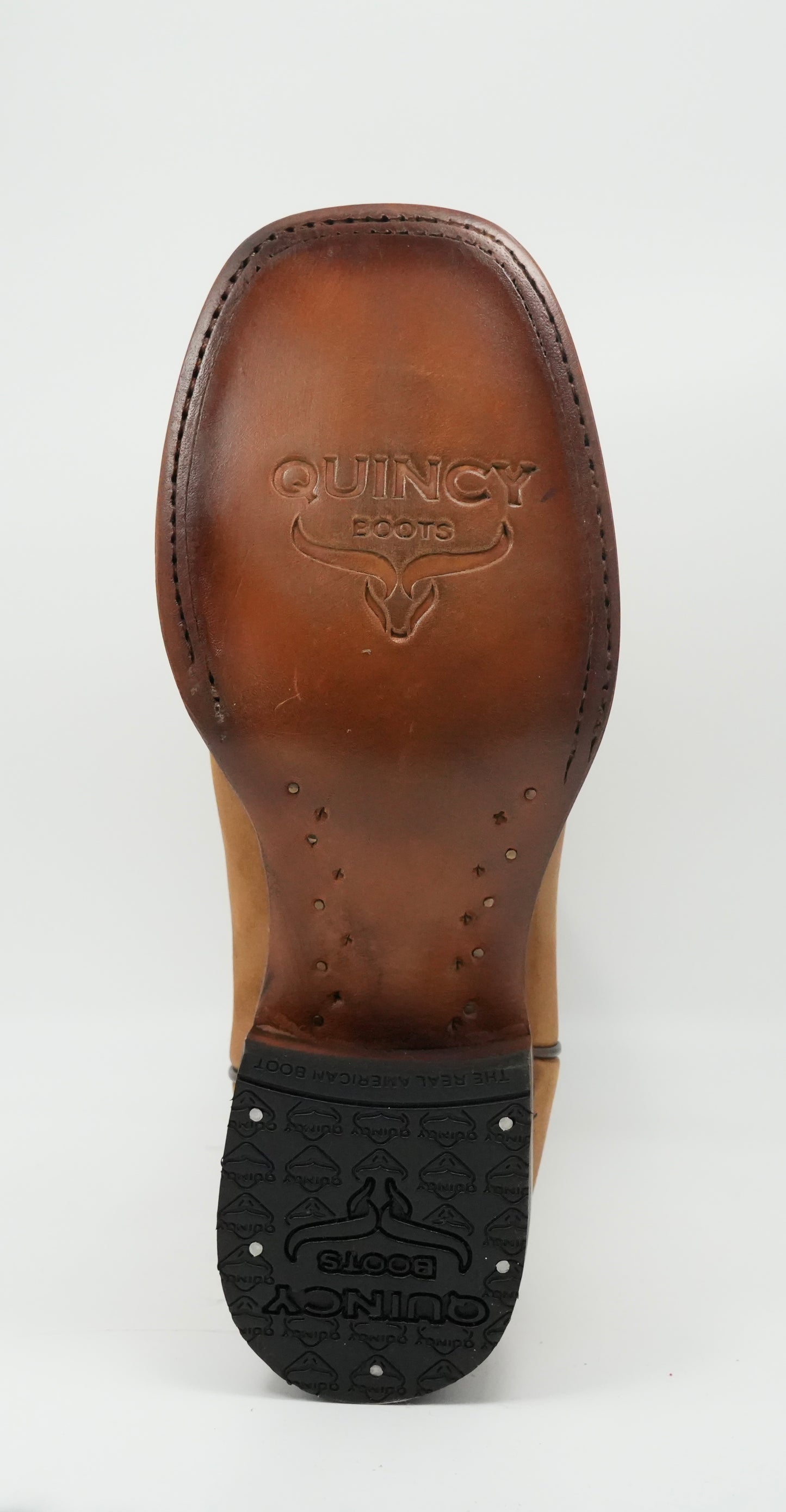Quincy Women's Old Crazy Tan Wide Square Toe Boot