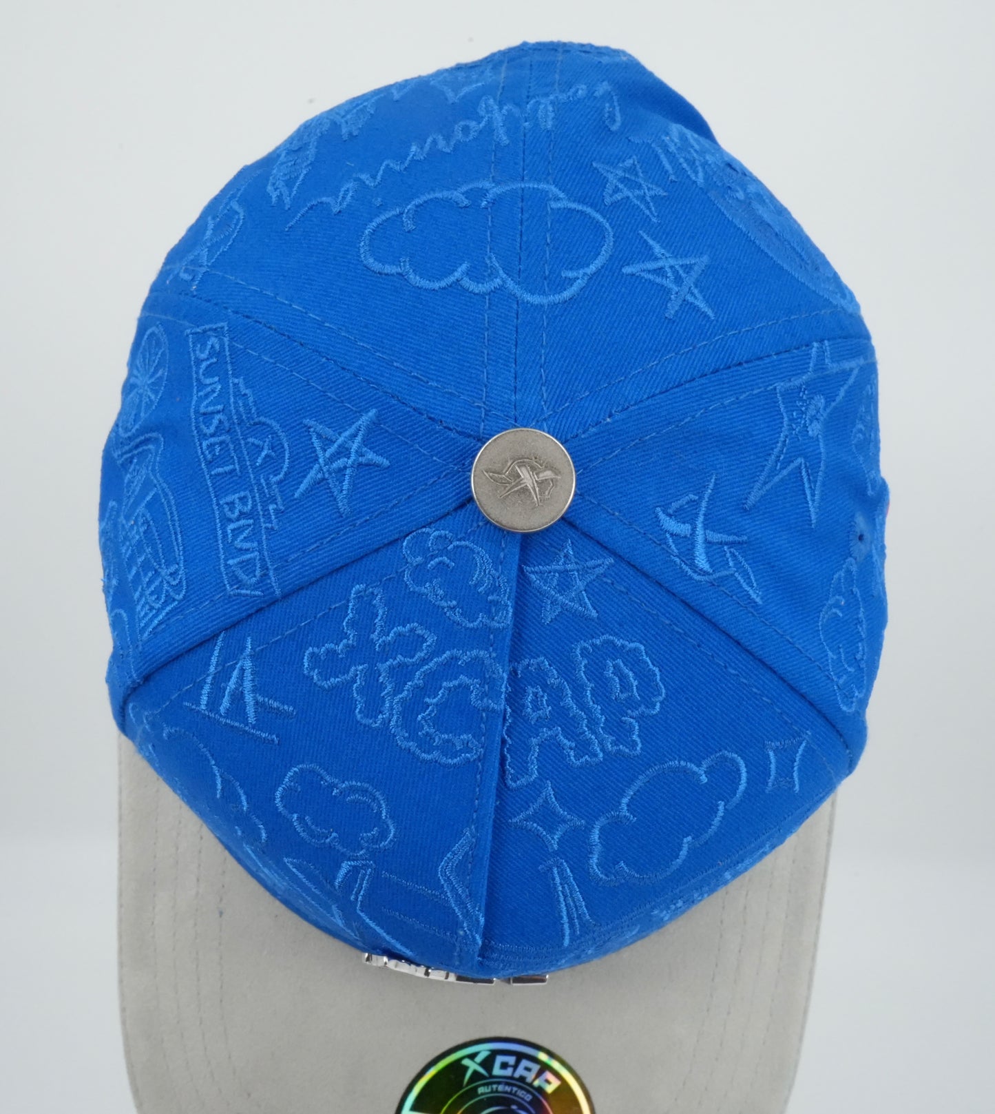 XCap LA X Mexicans Graphic Design Baseball Cap Blue