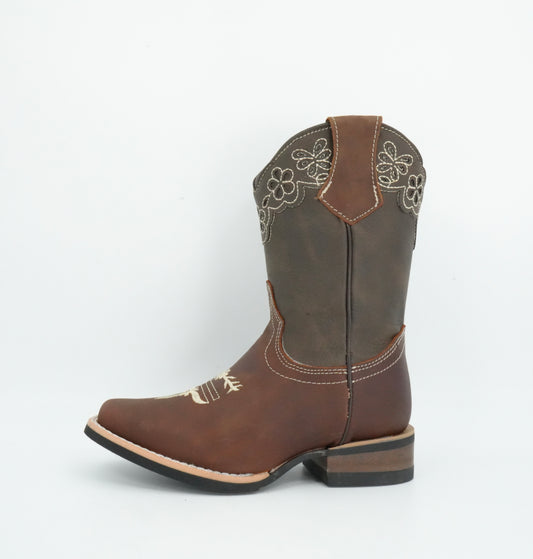 White Diamonds Girl’s Crazy Shedron Boot