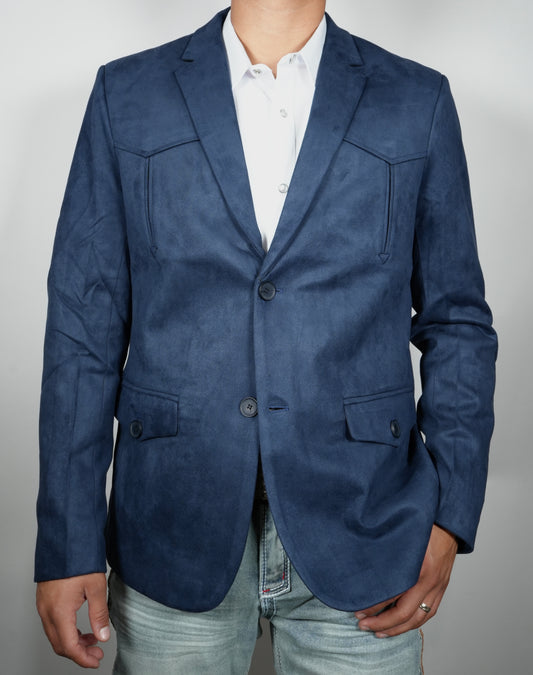 Montero Men's Navy Modern Fit Blazer