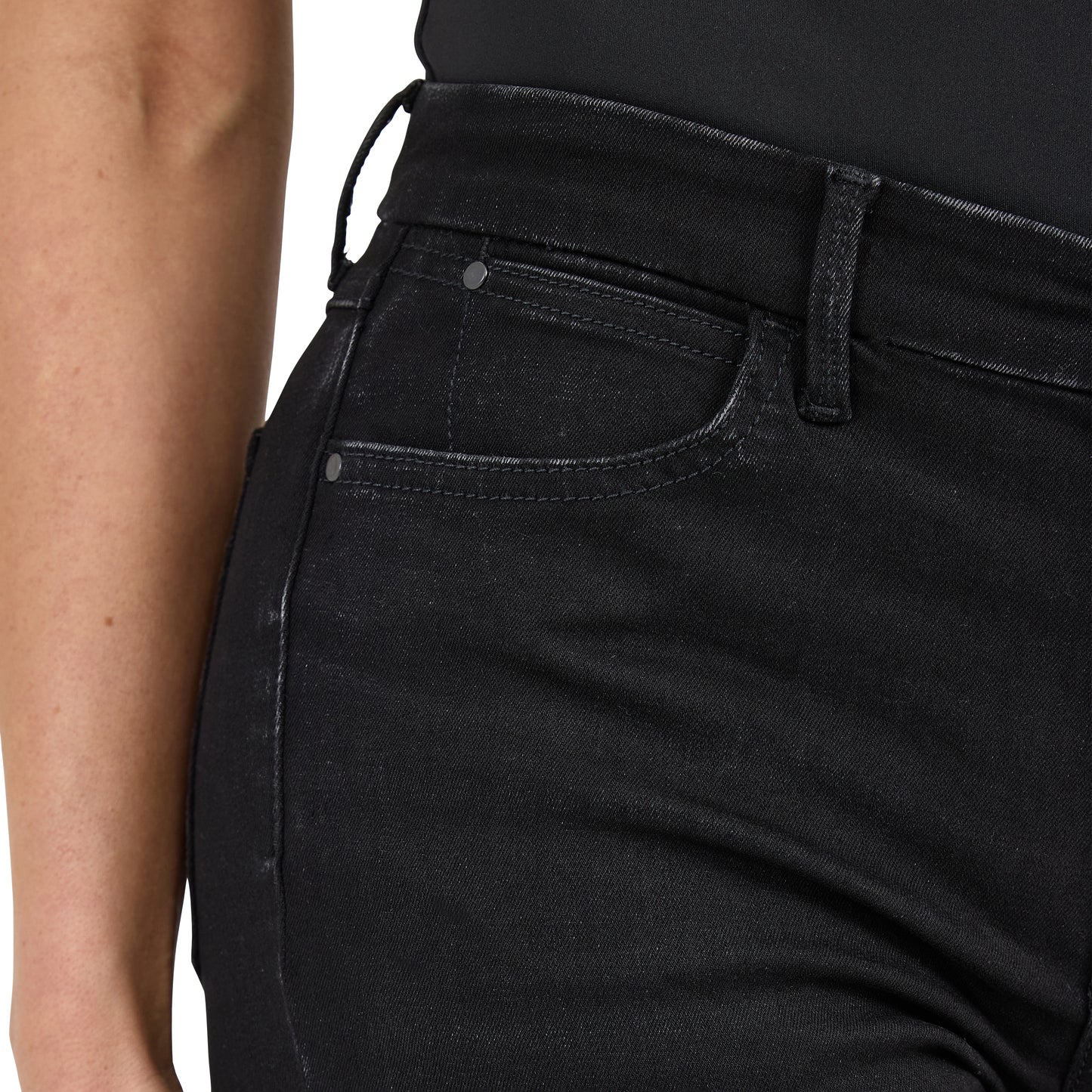 Wrangler Women's Bespoke High Rise Stretch Black Bootcut Jean