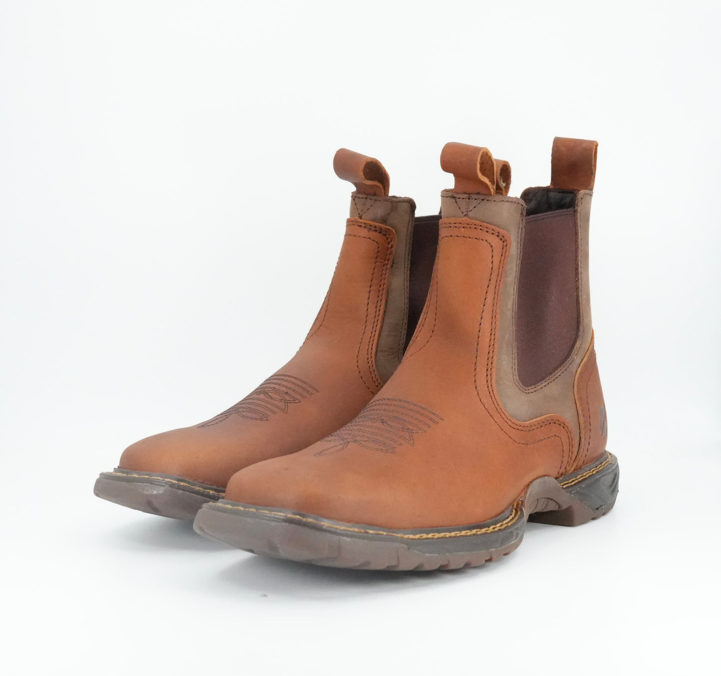 Cebu Men's BC Thunder Square Toe Short Work Boot - Tan