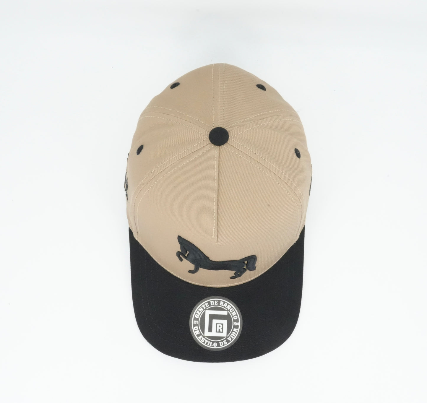 Gente De Rancho Caballo Frison Khaki and Black Cap