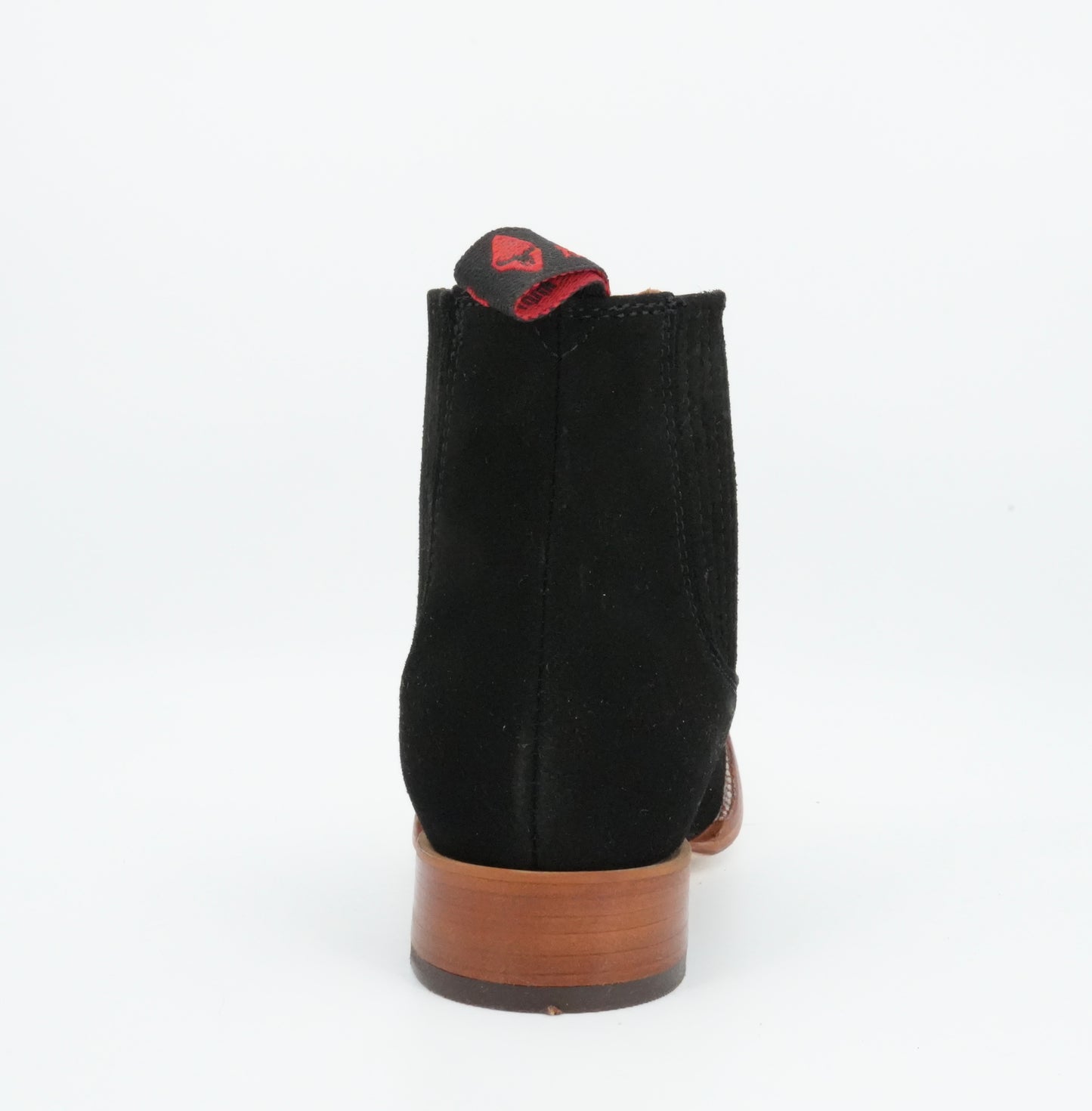 Quincy Kid's Suede Black Short Boot