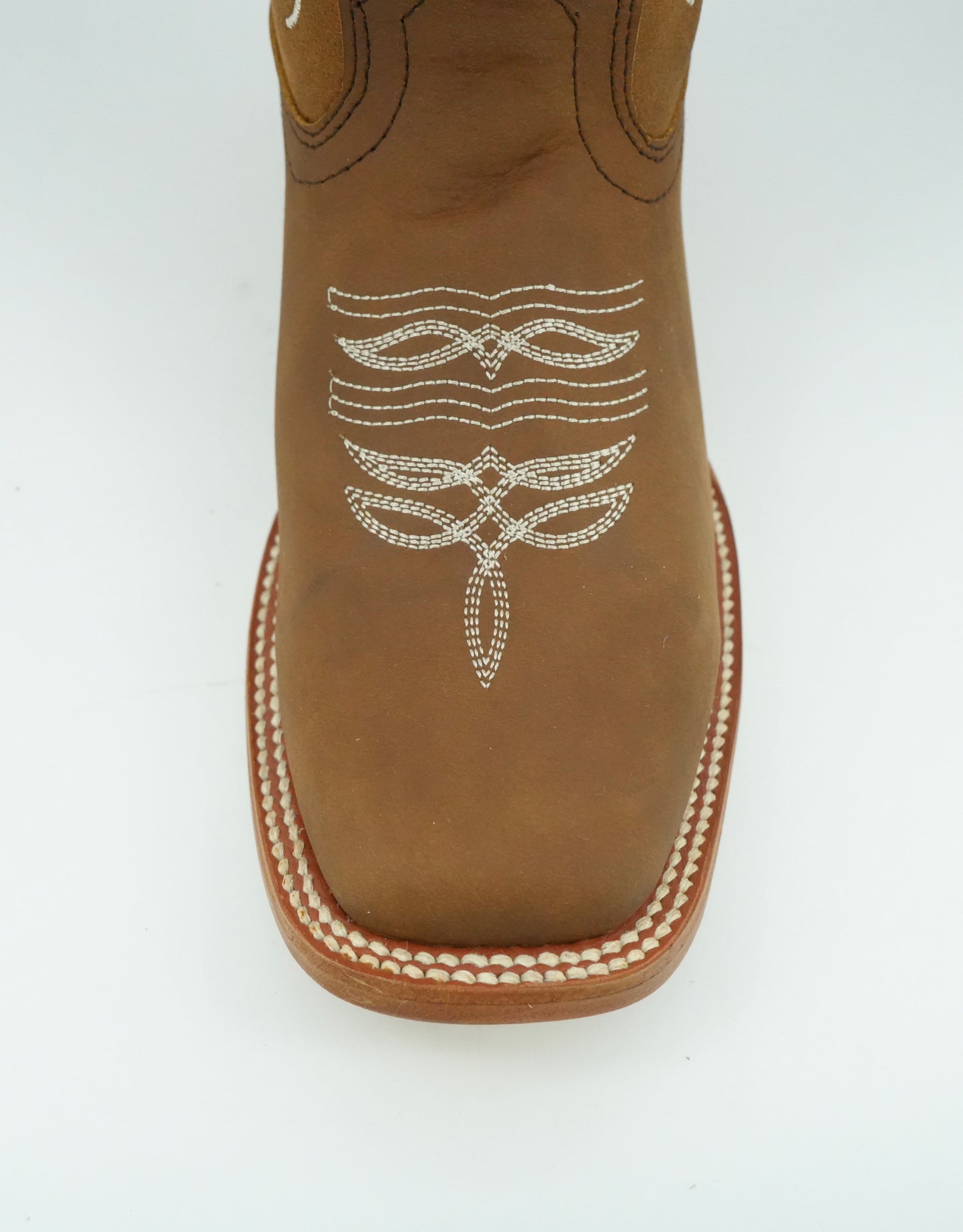 La Sierra Women's Tang Embroidered Floral Square Toe Boot