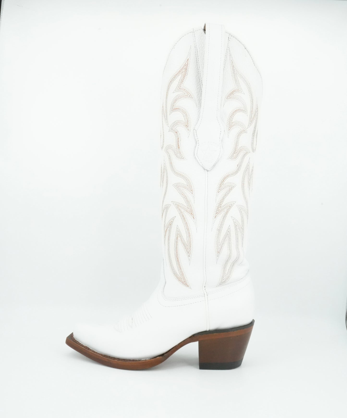 Los Altos Women’s Deer Finish White High Top Boot