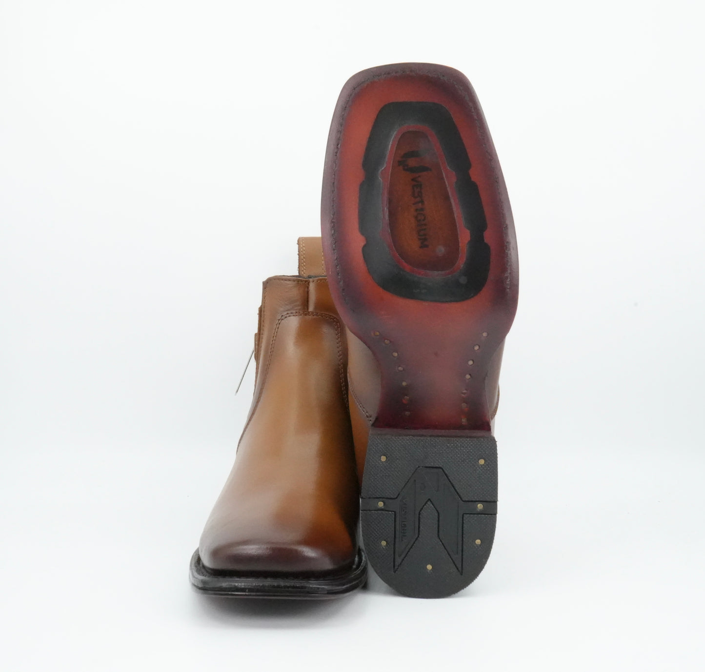 Vestigium Jr’s Flor Entera Honey Square Toe Short Boot