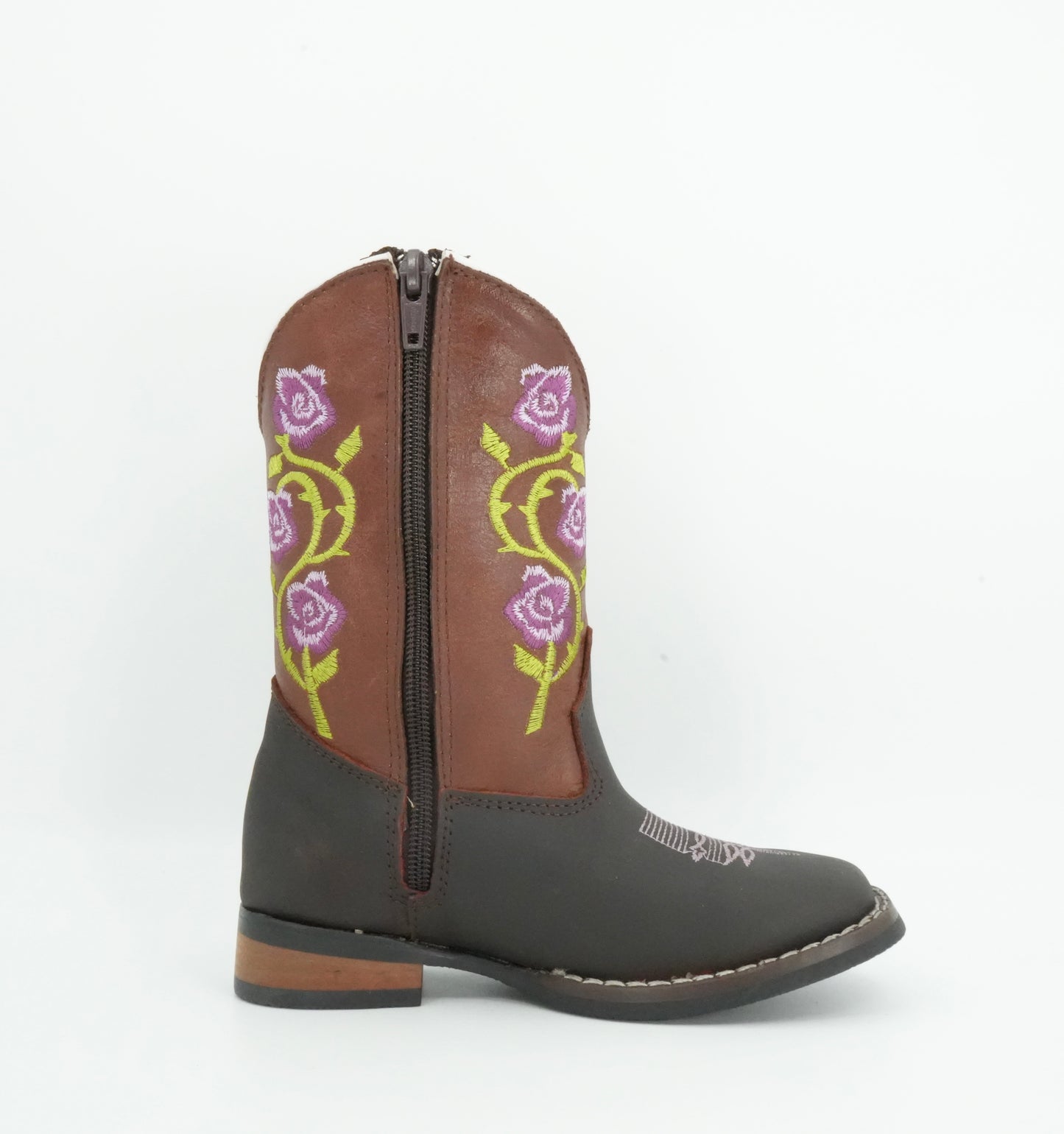 Hooch Girl's Purple Floral Boot