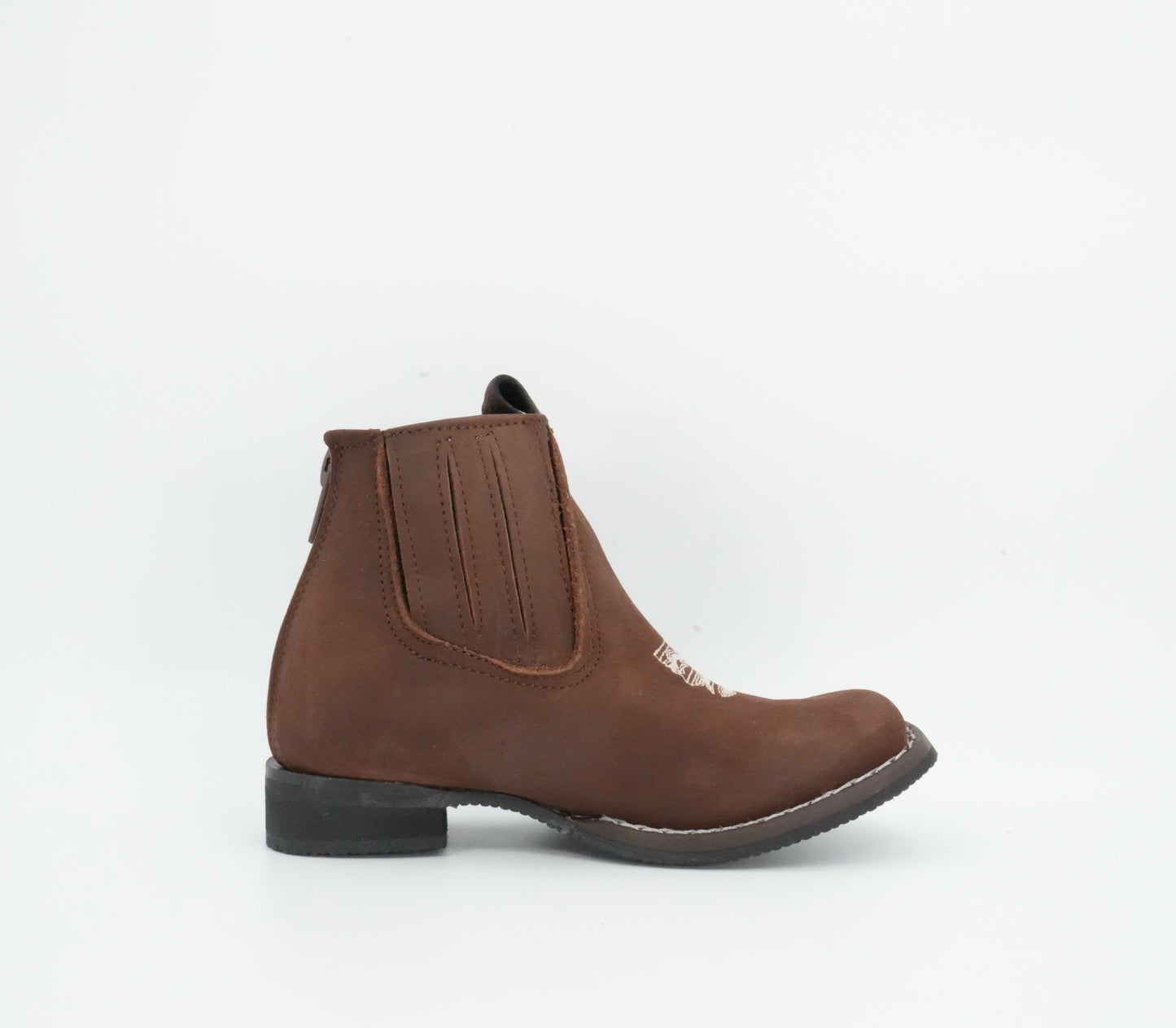 Quincy Kid's Crazy Brown Short Boot