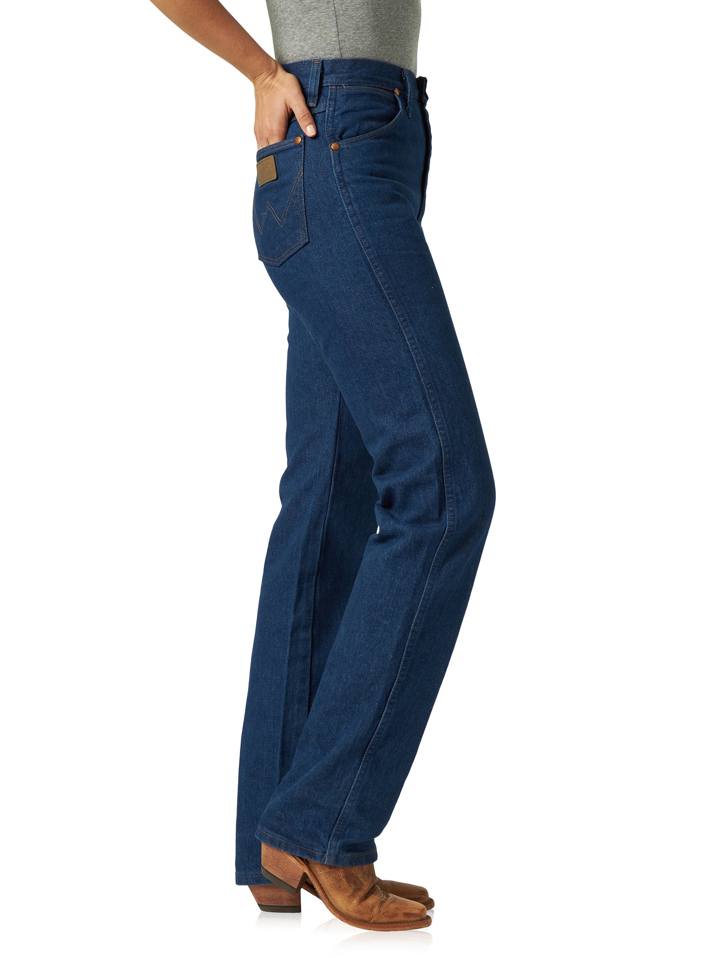 Wrangler Women's Cowboy Cut Prewashed Indigo Slim Fit Jean