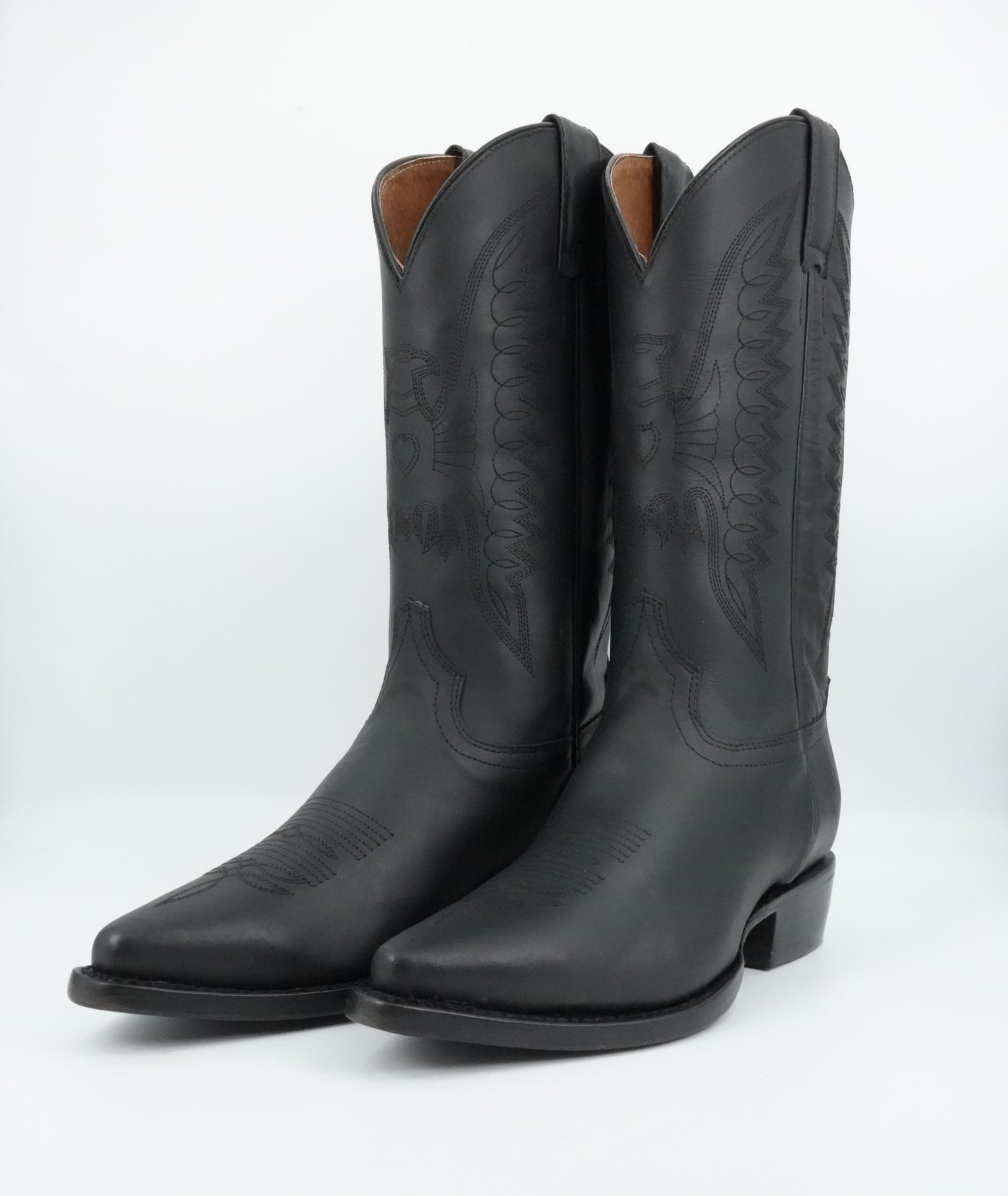 Rodeo Bravo Men’s Grasso Leather Black J Toe Boot