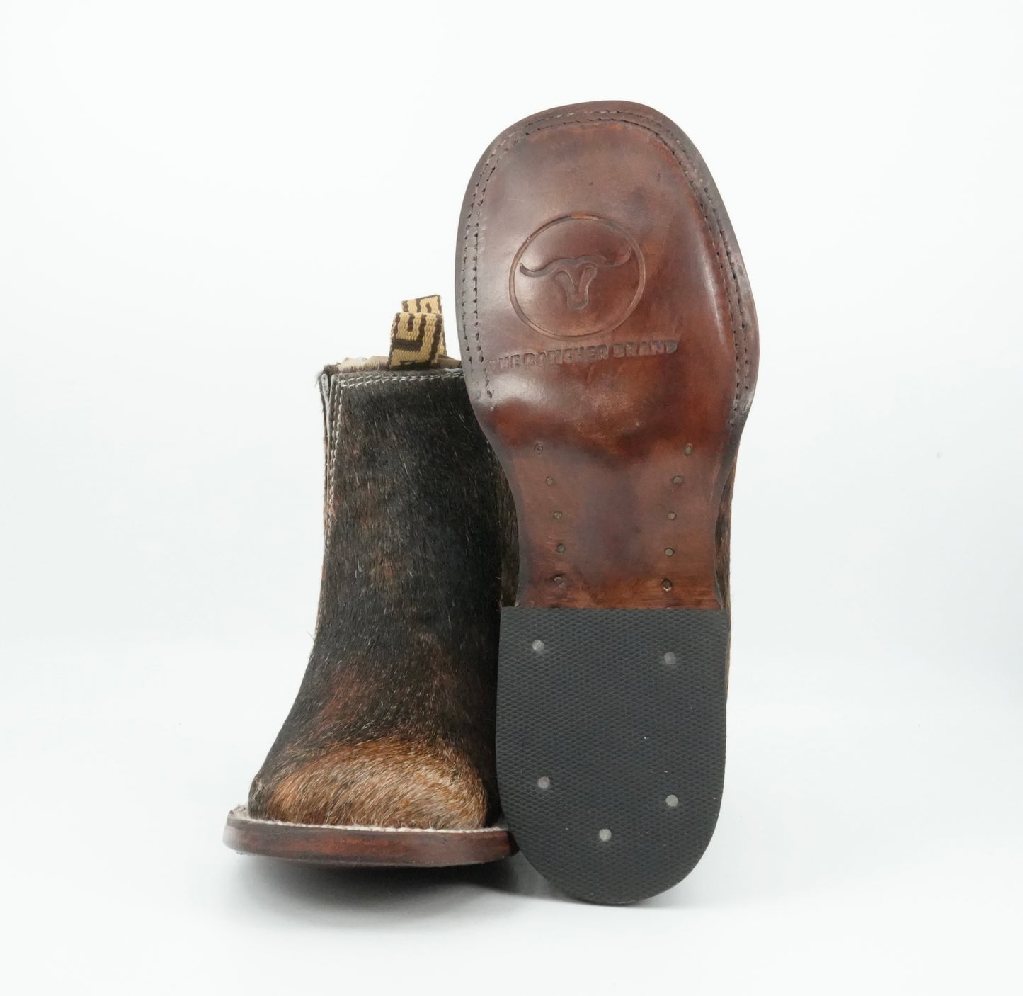 Hooch Men's Cow Hair Short Boot Size 3 *AS SEEN ON IMAGE*