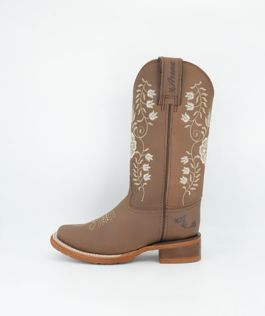 Tombstone Women's Crazy Tang Slanted Heel Square Toe Boot