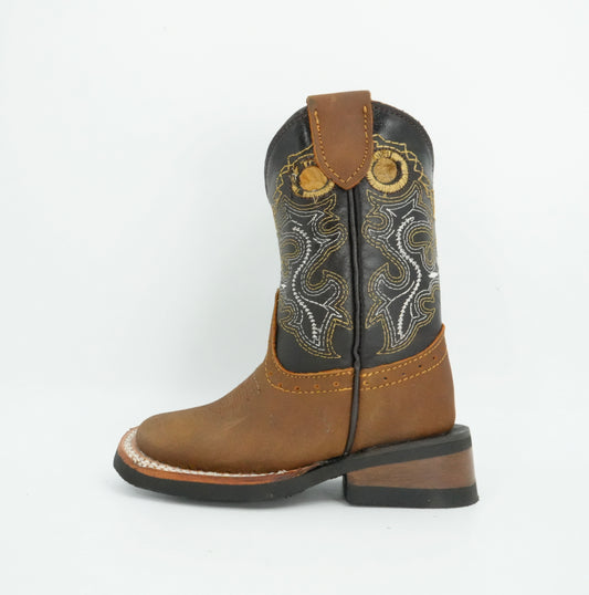 Quincy Kid's Crazy Tang Square Toe Boot