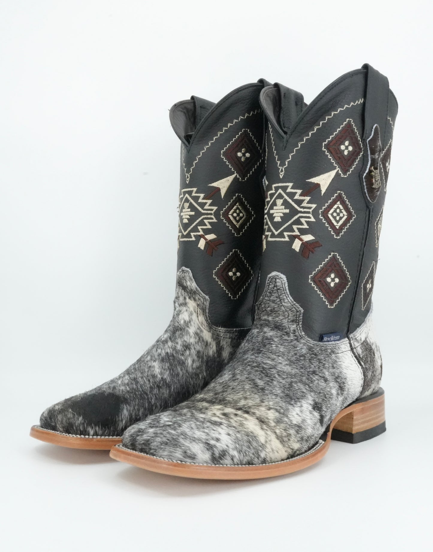 Rock'em Men's Cow Hair Boots Size 9.5 *AS SEEN ON IMAGE*