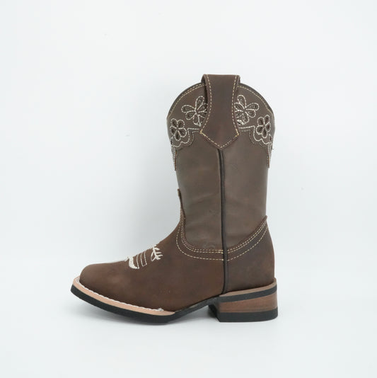 White Diamonds Girl’s Crazy Brown Boot