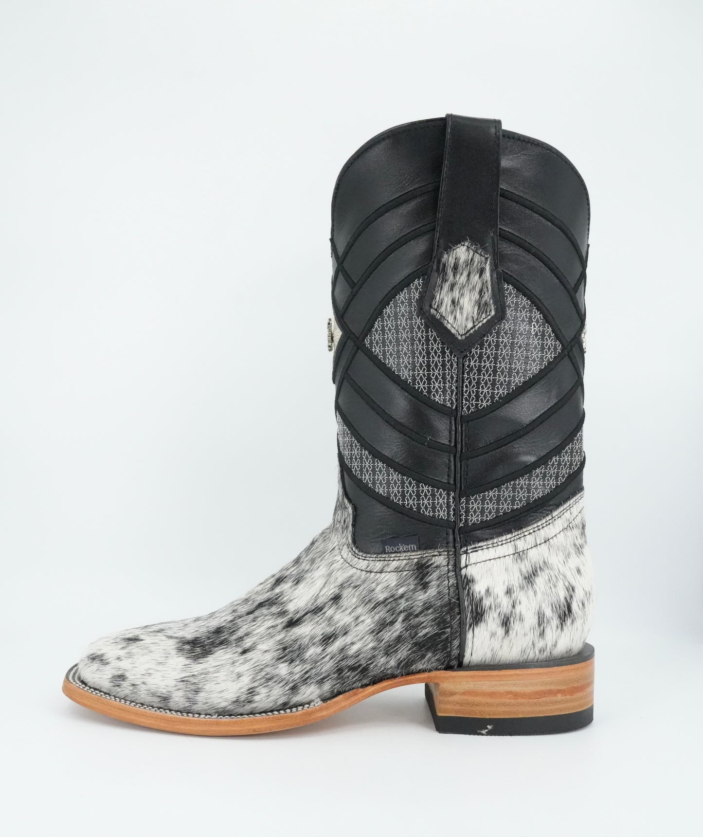 Rock'em Men's Cow Hair Boots Size 7.5 *AS SEEN ON IMAGE*