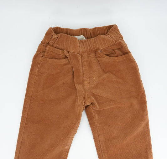 Girl's Saints & Heart Camel Corduroy Flare Jeans