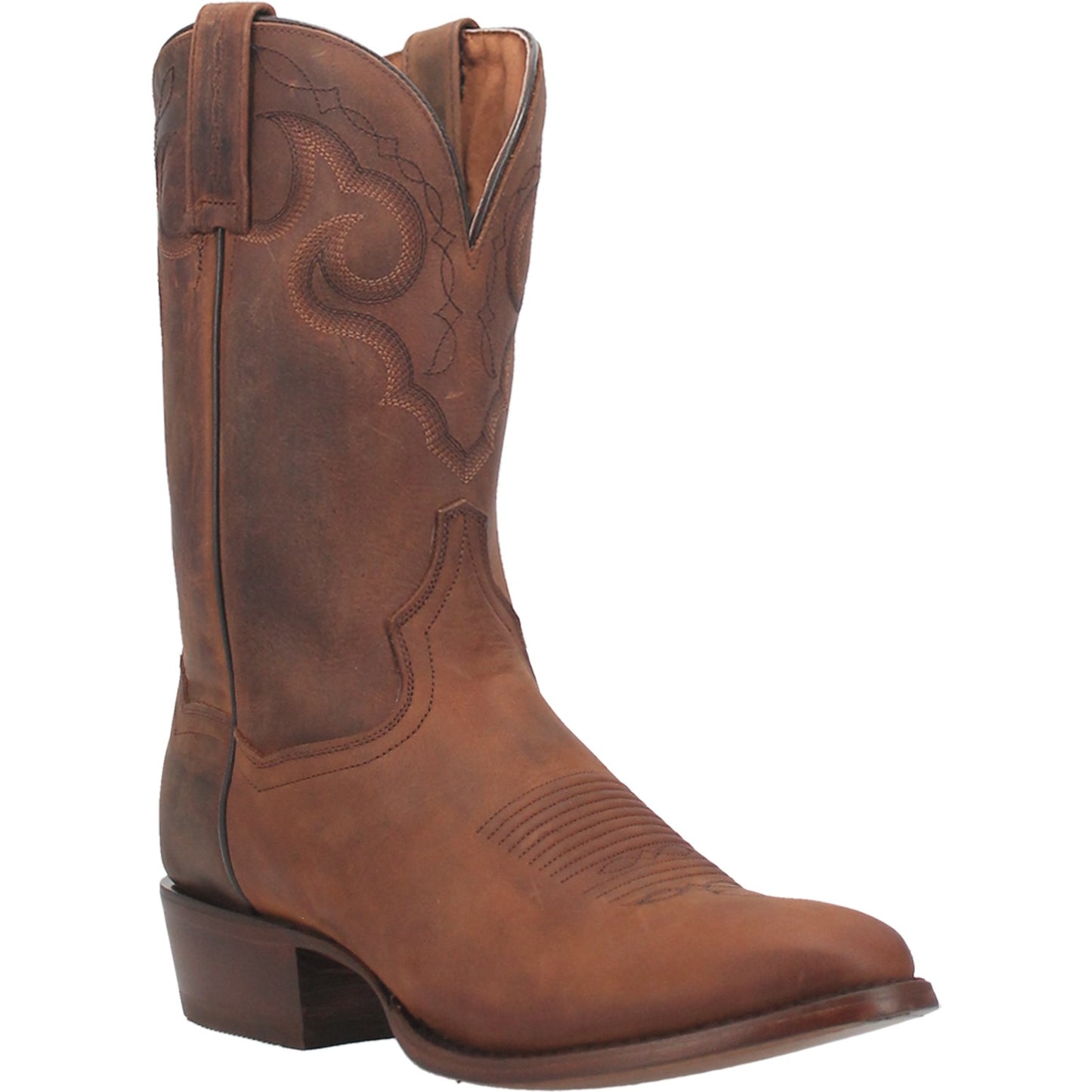 Dan Post Men’s Simon Brown Leather Round Toe Boot