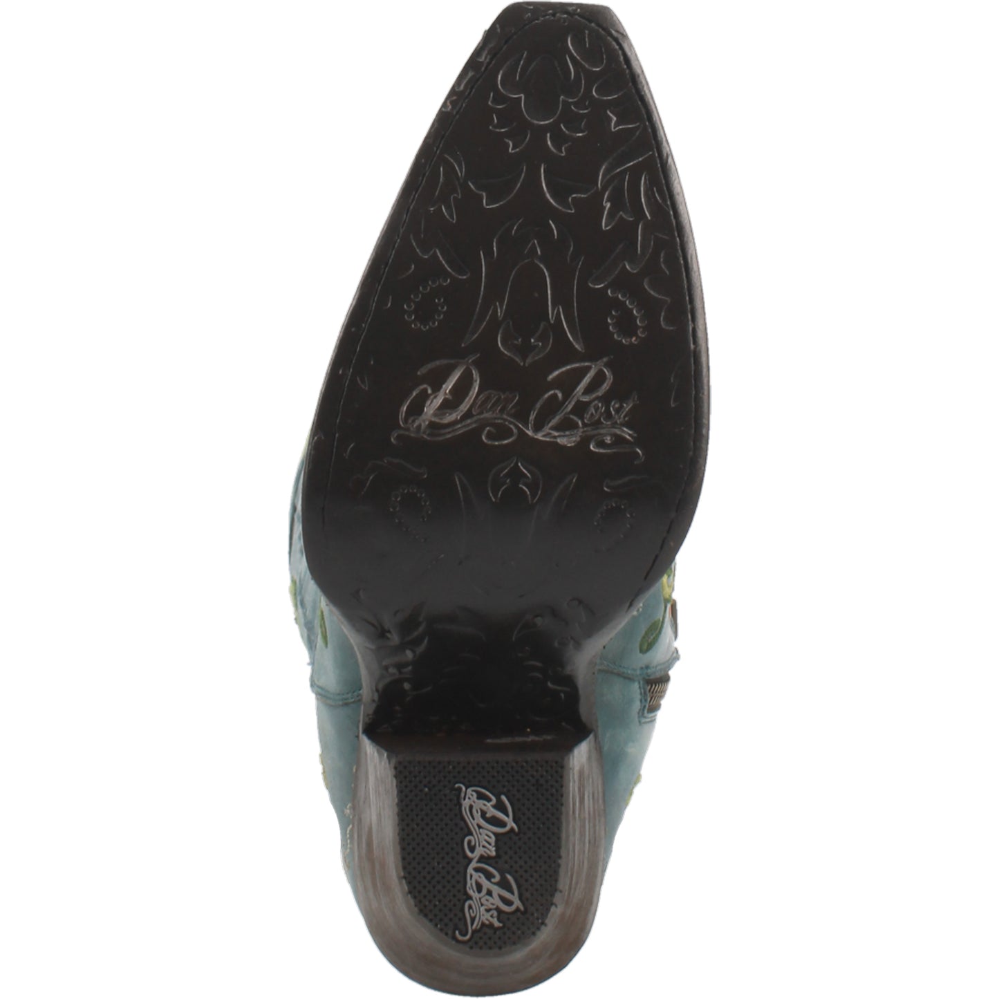 Dan Post Flower Child Turquoise Leather Boot