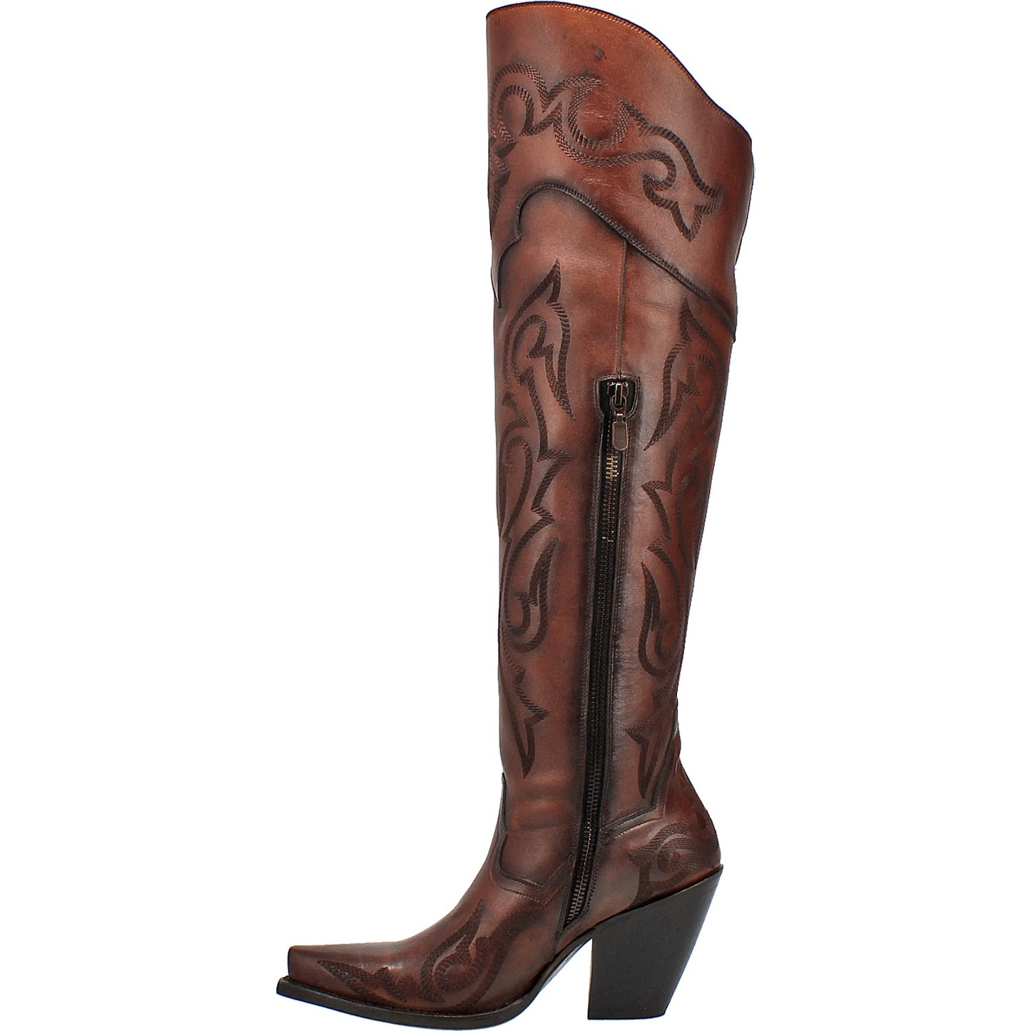 Dan Post Seductress Chestnut Leather Boot