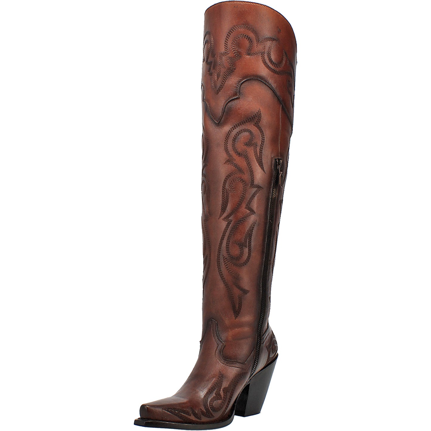 Dan Post Seductress Chestnut Leather Boot