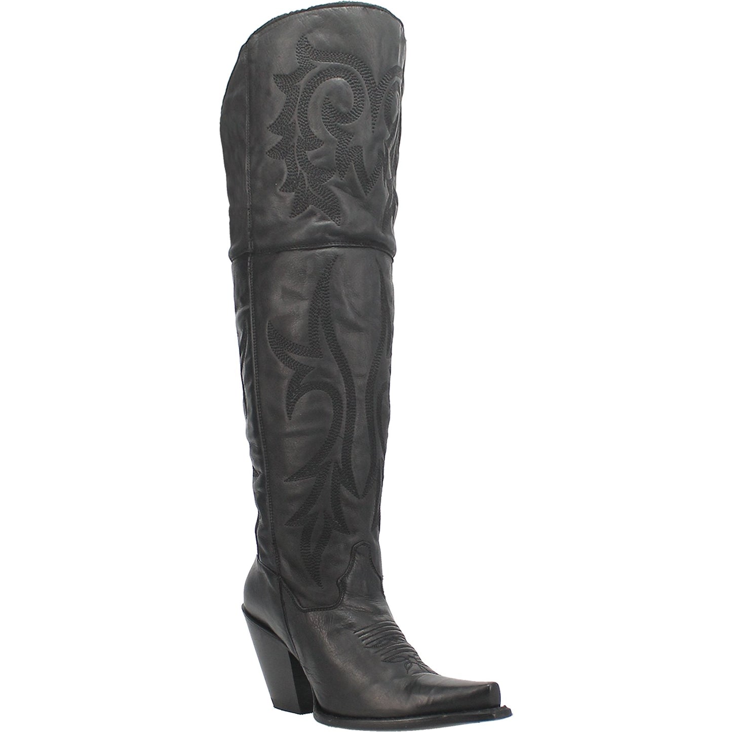 Dan Post Jilted Black Leather Boot