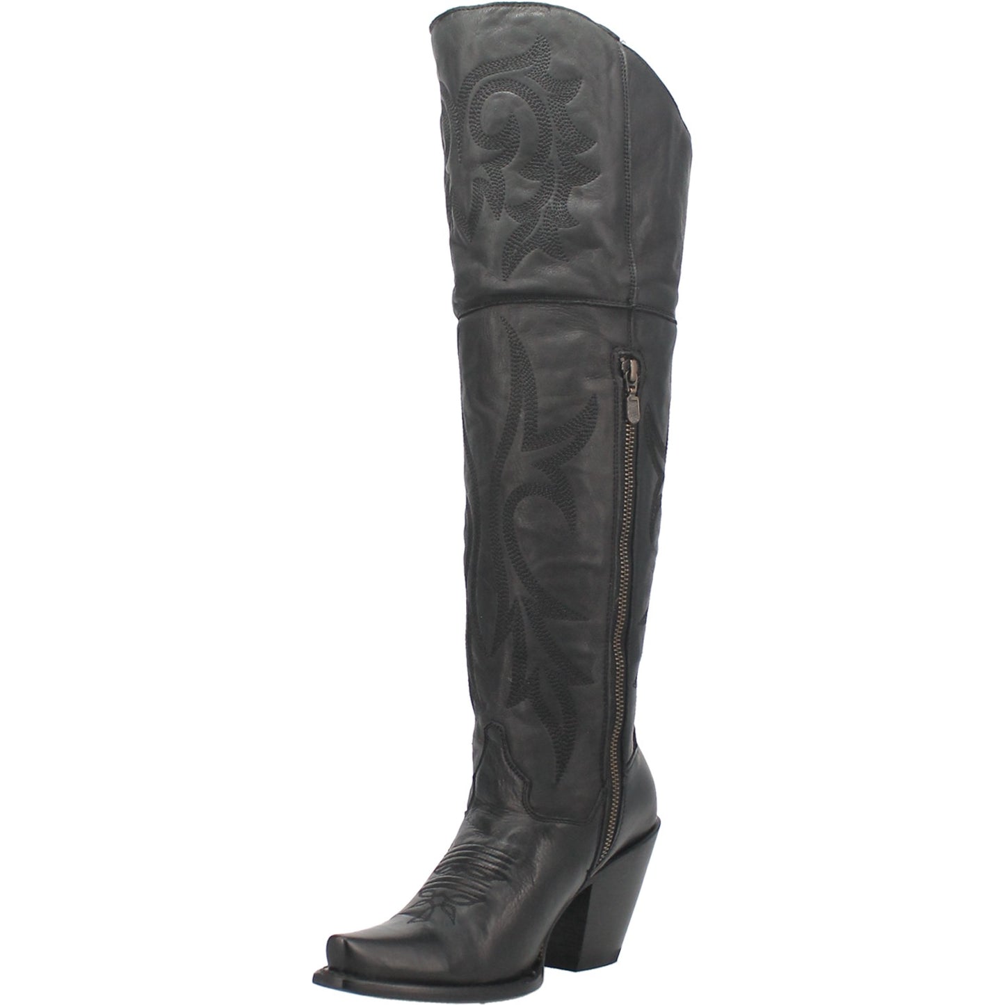 Dan Post Jilted Black Leather Boot
