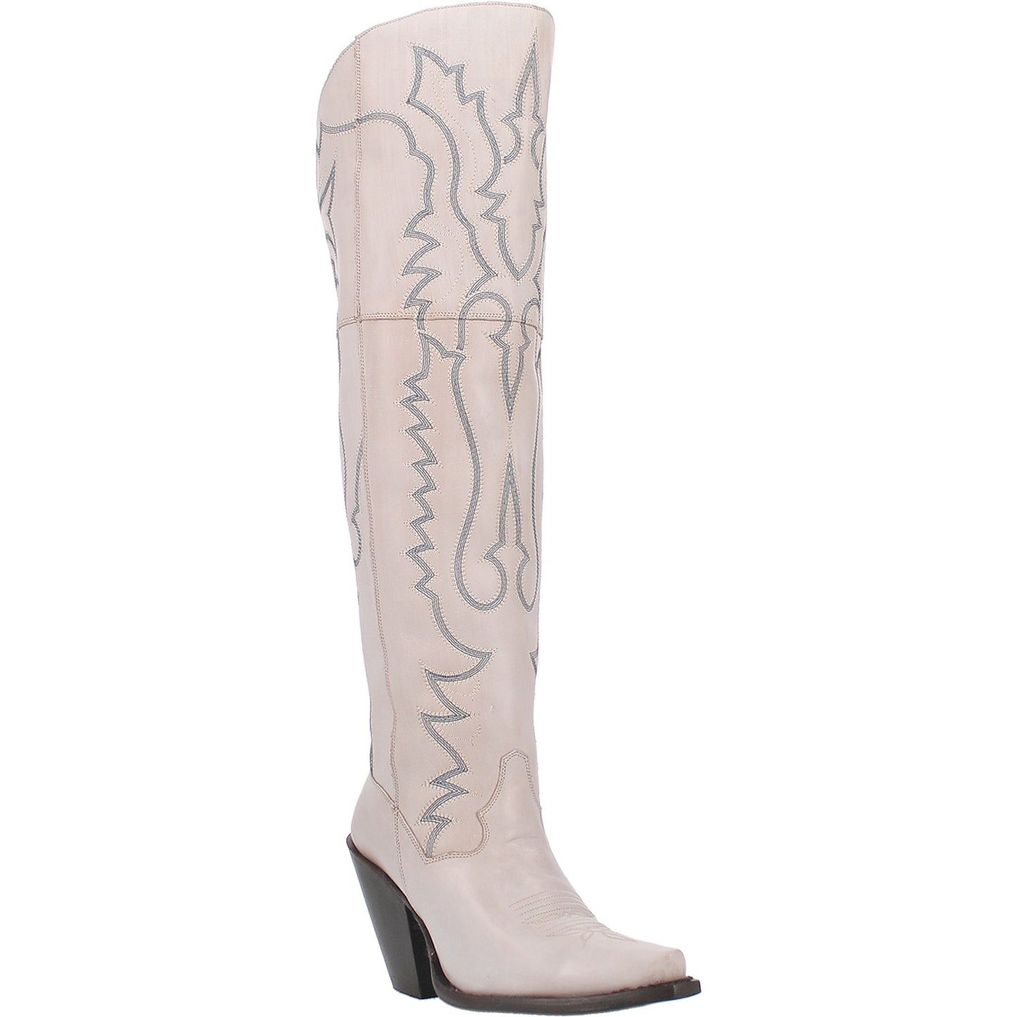 Dan Post Loverly Rustic White Leather Boot
