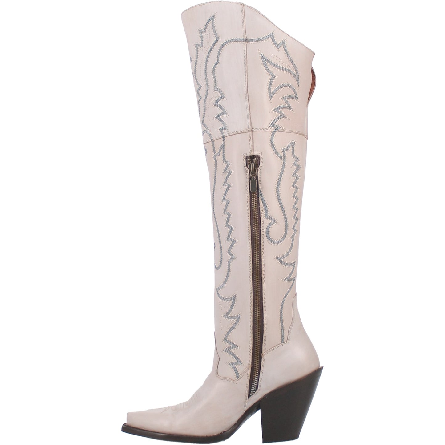 Dan Post Loverly Rustic White Leather Boot