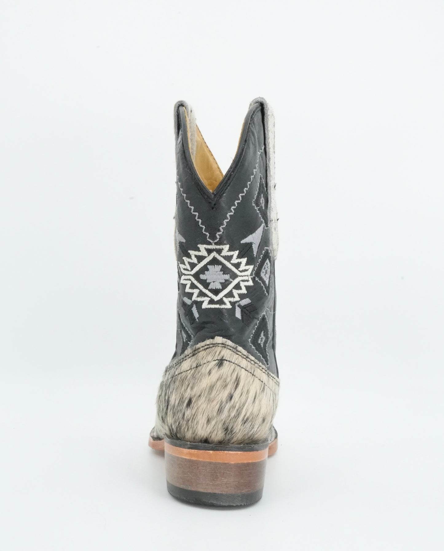 Rock'em Kid's Cow Hair White/Black Boots Size: 10 US / 17 MEX  *AS SEEN ON IMAGE*