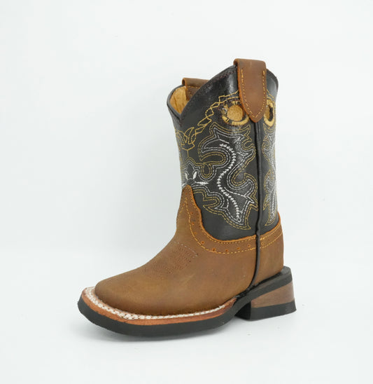 Quincy Kid's Crazy Tang Square Toe Boot