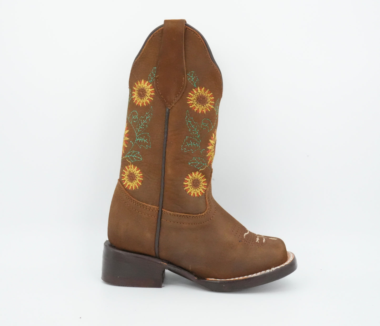 Chaparral Kid’s Nobuck Sunflowers Light Brown Boot