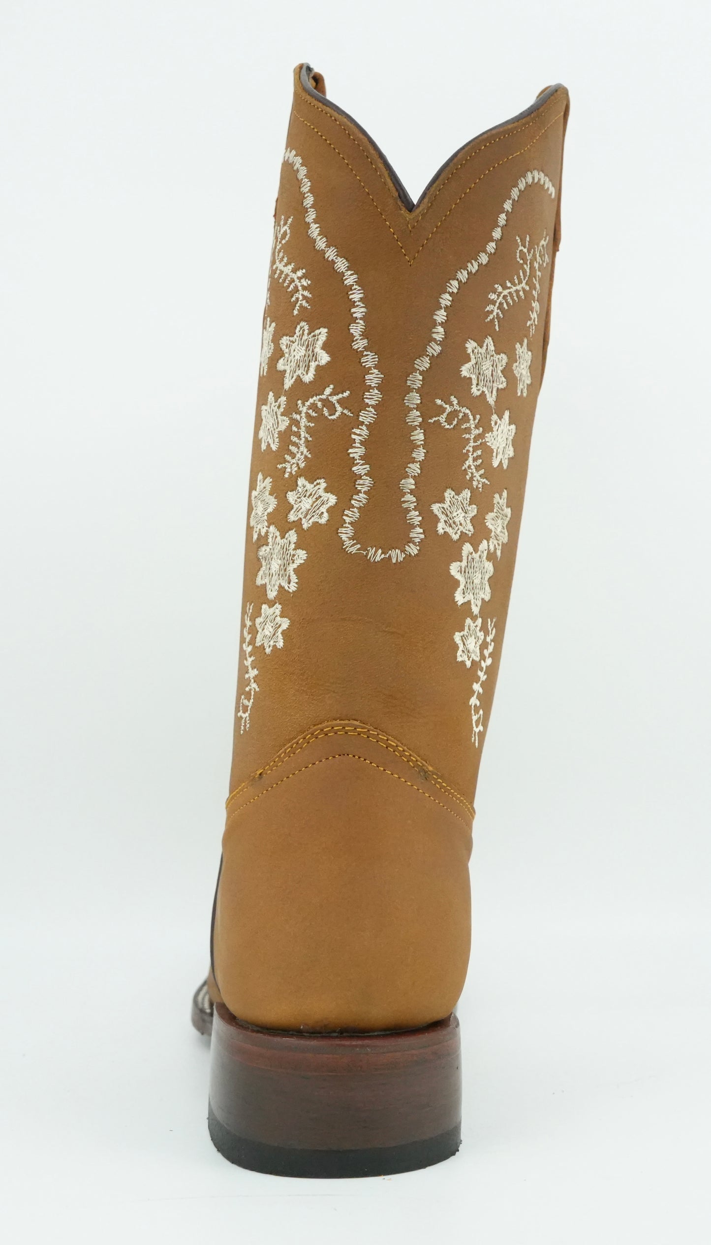 Quincy Women's Flowers Crazy Tang Wide Square Toe Boot