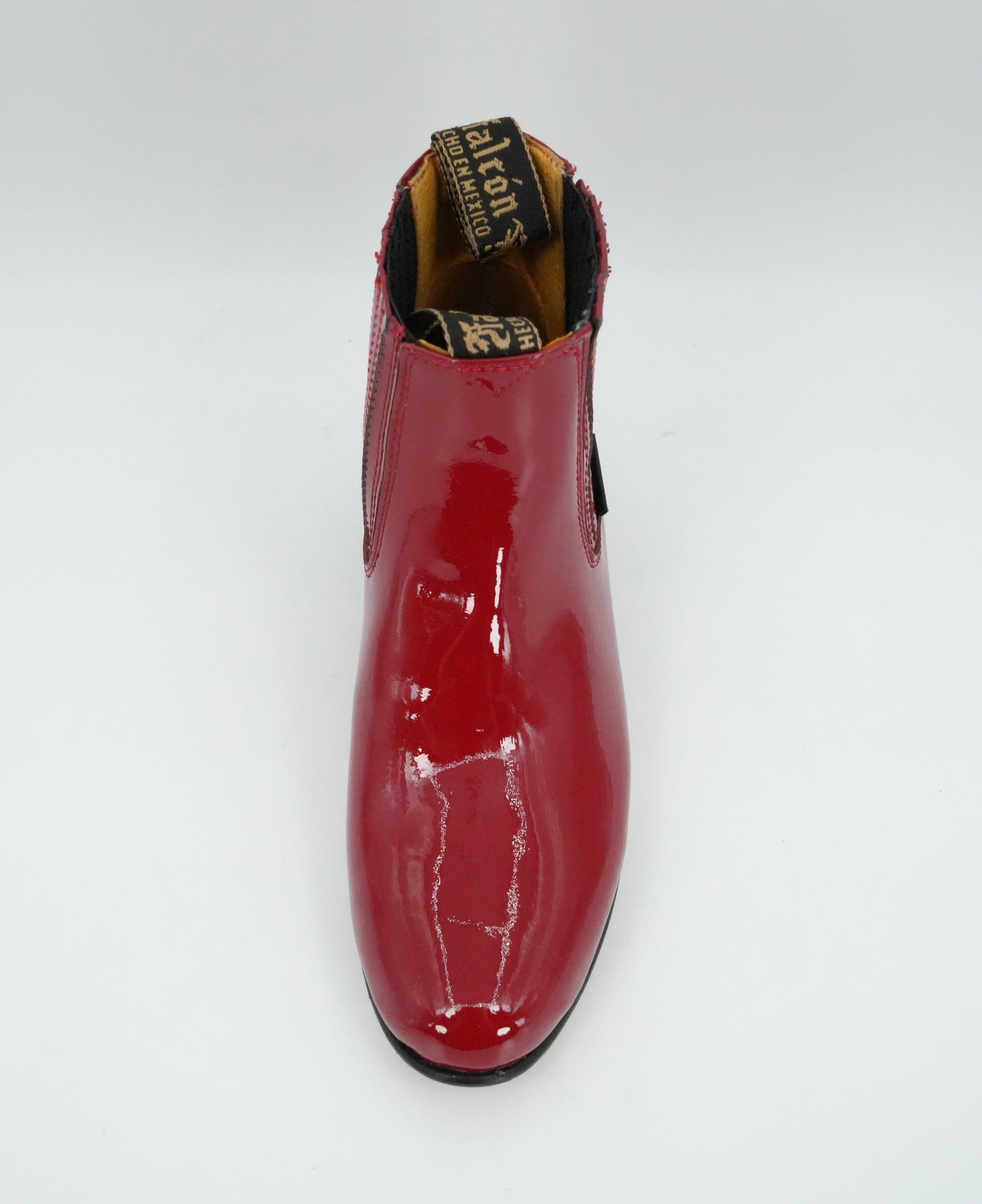 Falcon Kid's Charol Red Charro Short Boot
