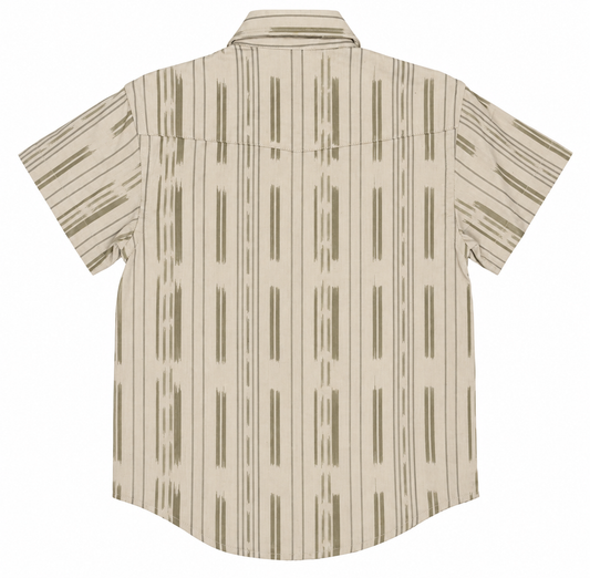 Panhandle Slim Boy's Short Sleeve Button Down Shirt - Khaki
