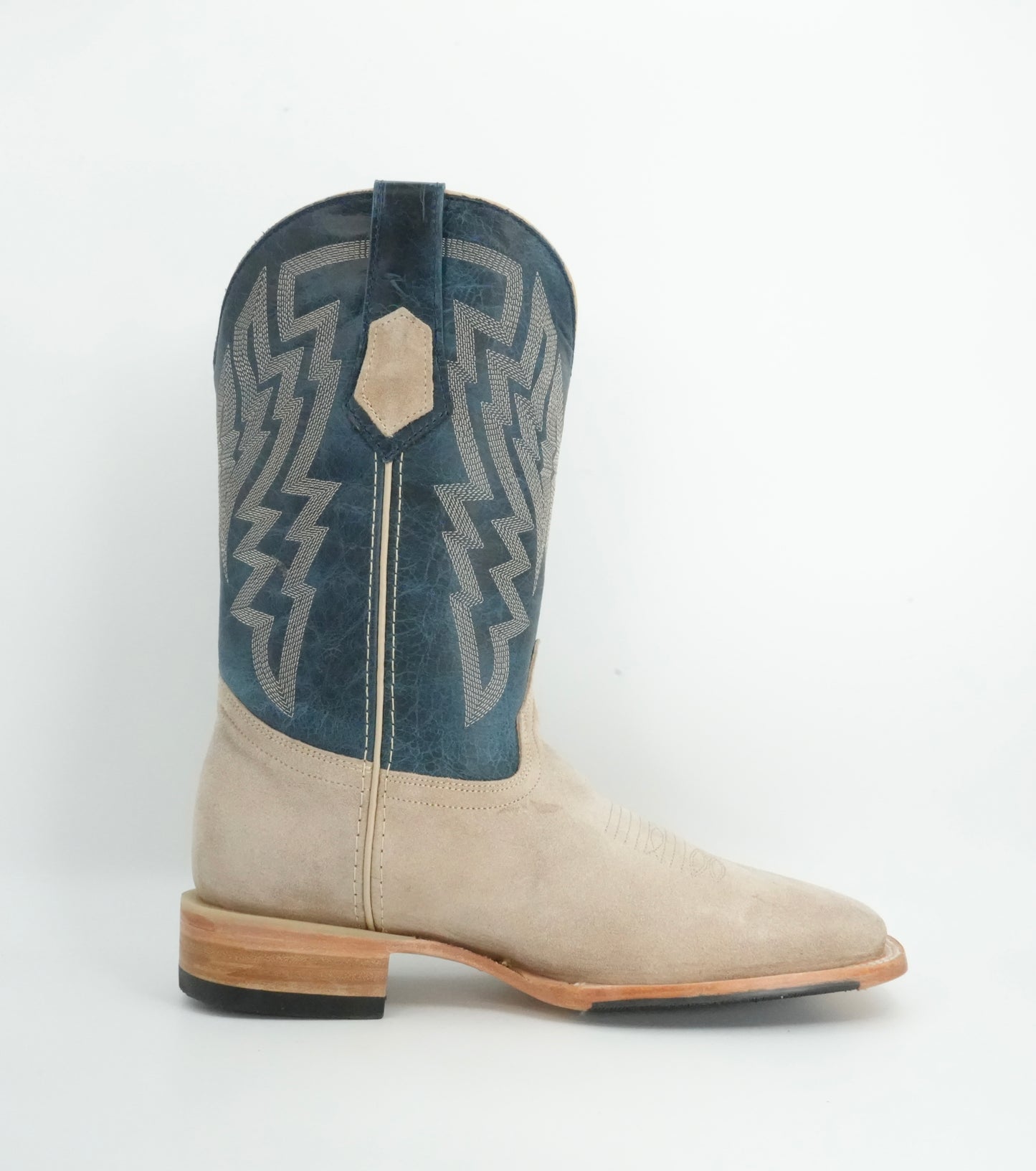 Rock'em Men's Roughout Sand Wide Square Toe Boot
