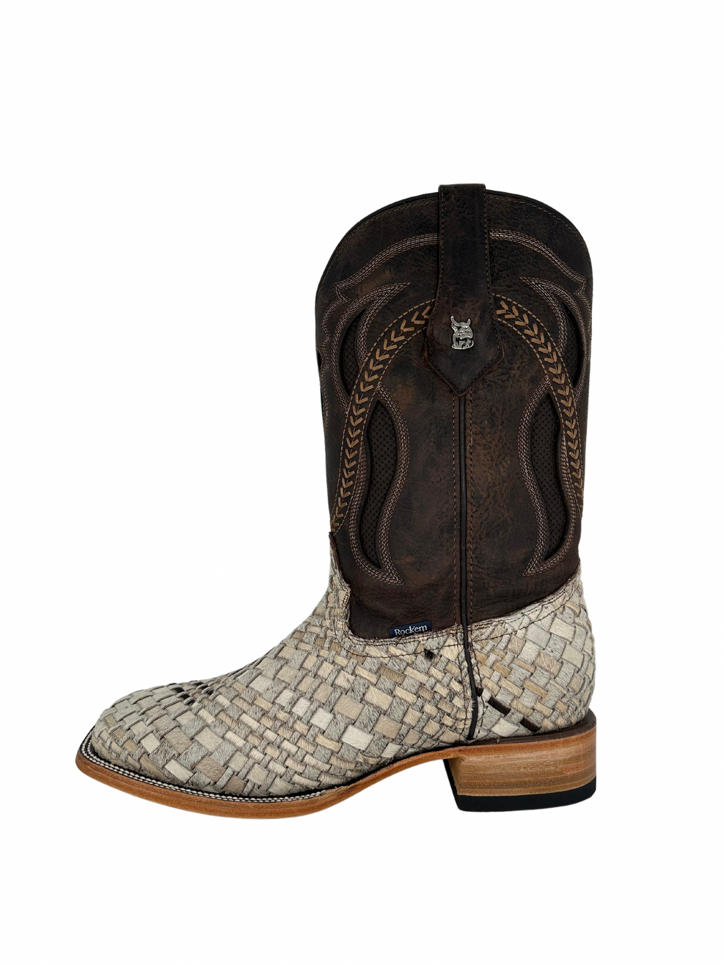 Rock'em Men's Petatillo Cow Hair Boots Size 11 *AS SEEN ON IMAGE*