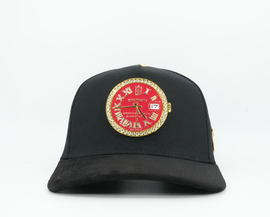 Bigg Boss Rolex Design Bling Black Cap