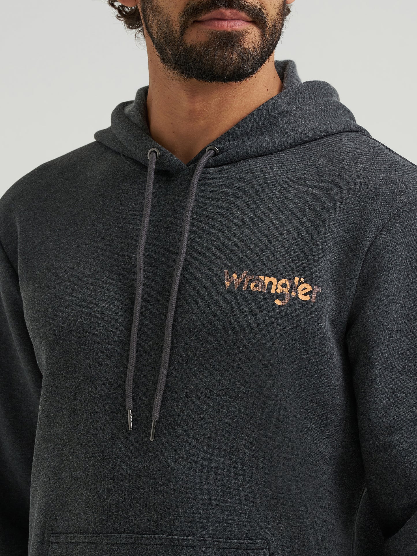 Wrangler Men's Cowboy Graphic Pullover Hoodie - Dark Cowboy