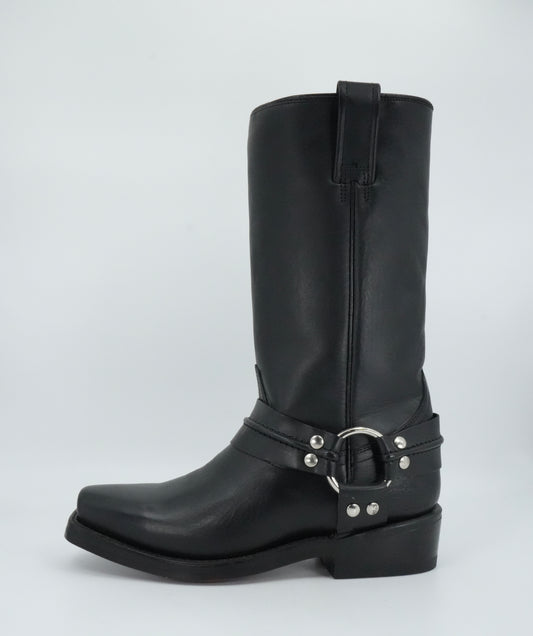 Rudel Men's Black Trompa De Puerco Semi Square Toe Boot