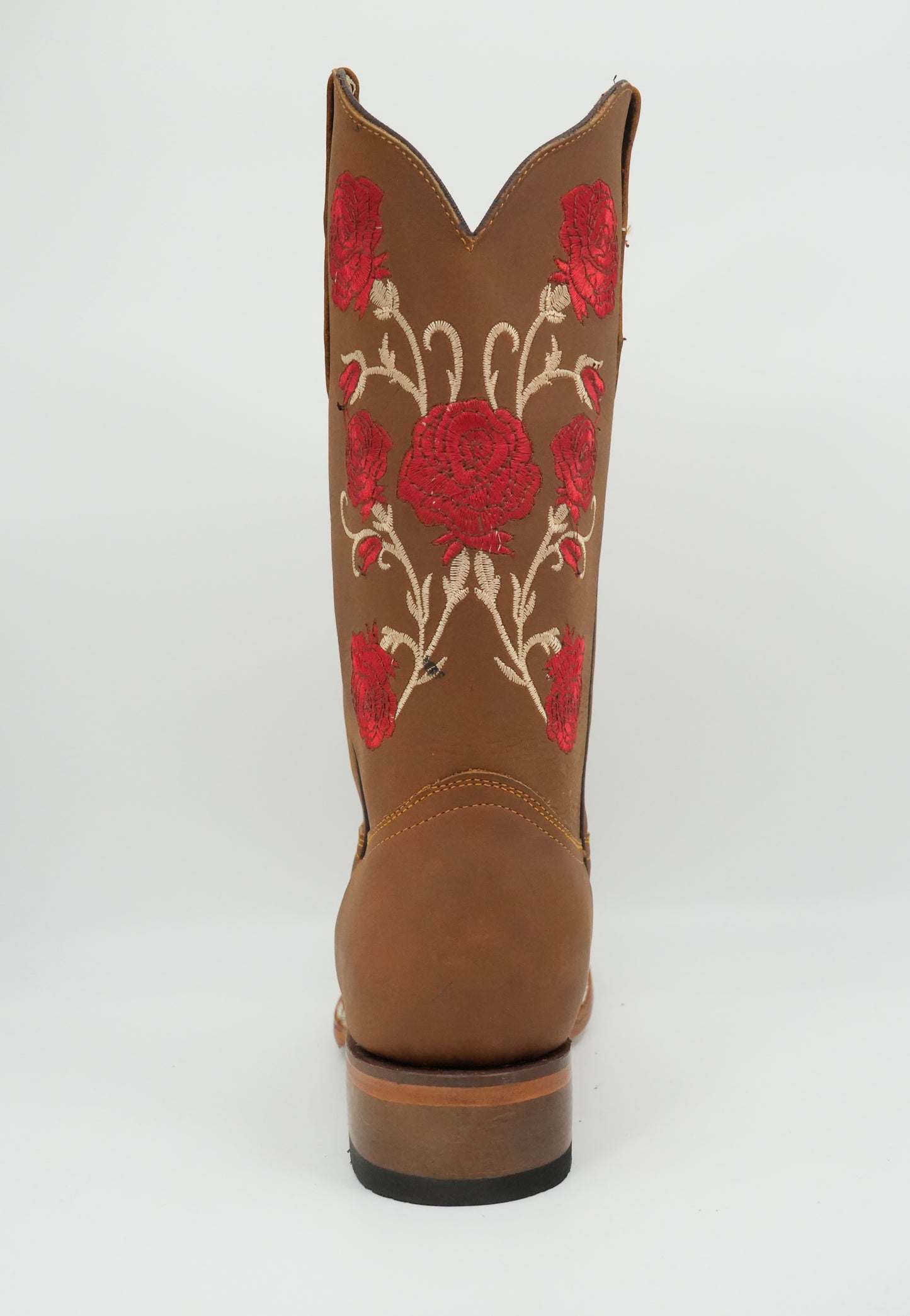 Quincy Women's Roses Crazy Tang Wide Square Toe Boot