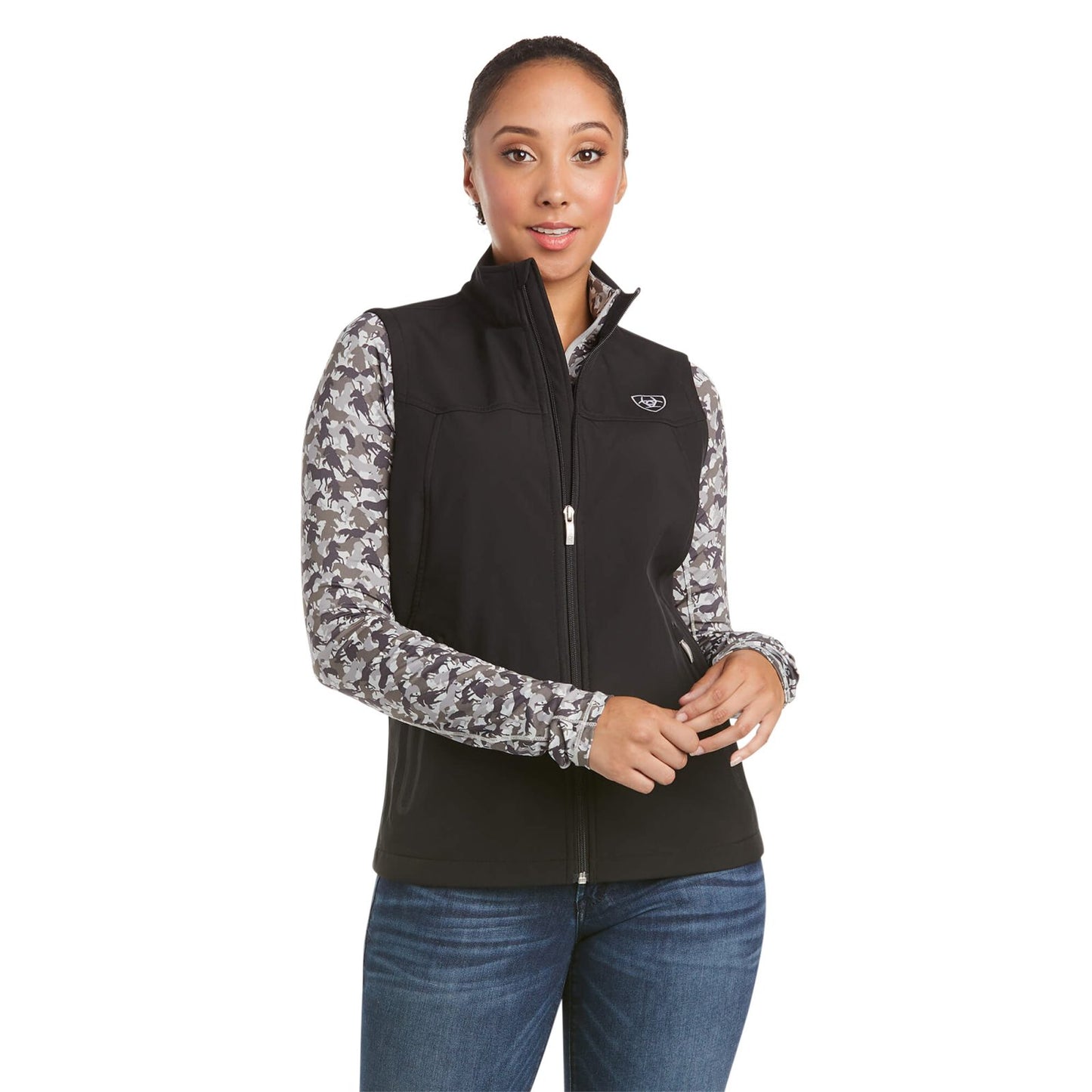 Chaleco softshell negro Ariat Team