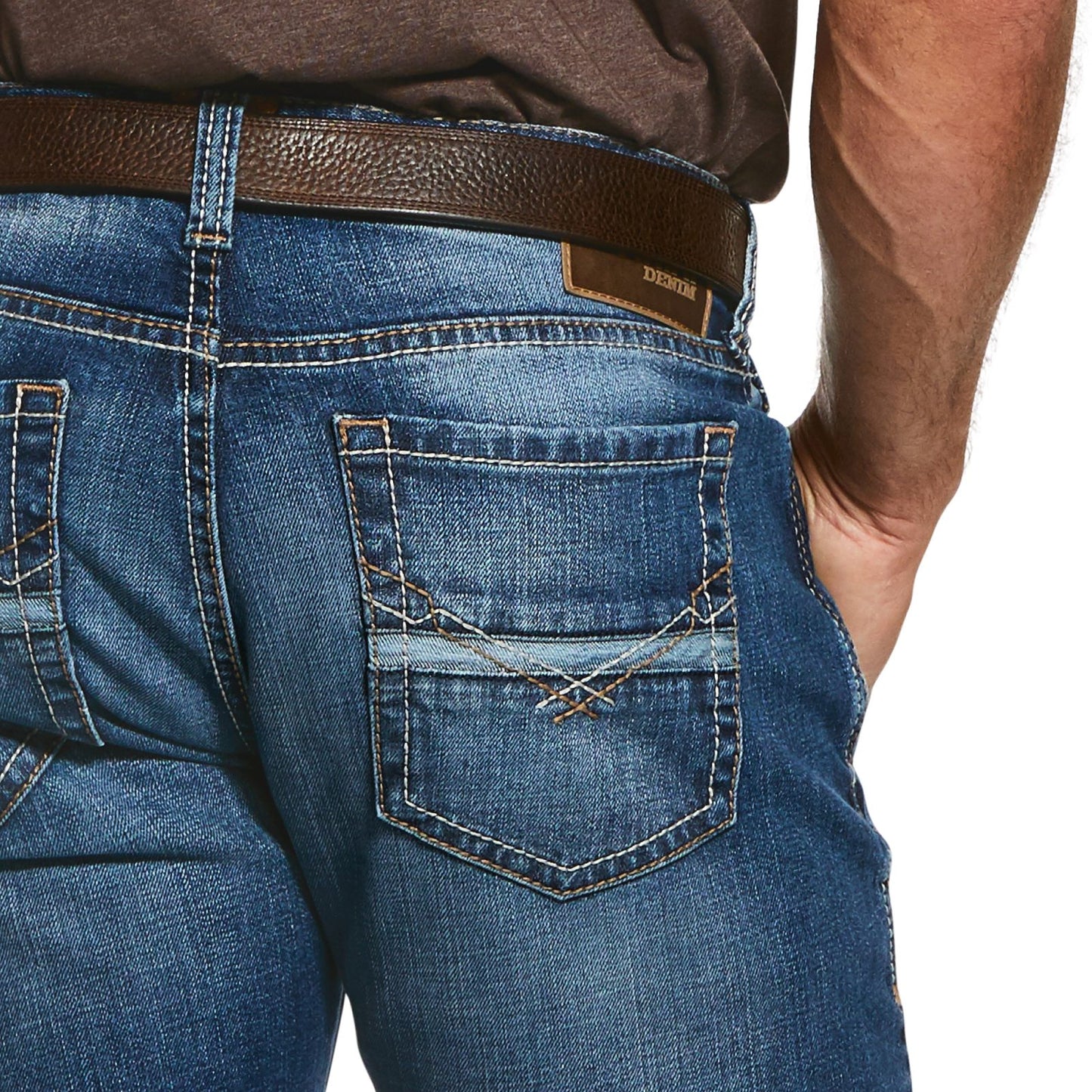 Vaqueros apilables de pierna recta Ariat M7 Rocker Stretch Nassau